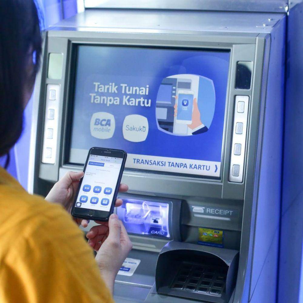 Ilustrasi menggunakan fitur Cardless BCA (Sumber: Instagram/goodlifebca)