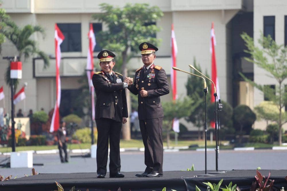 Sertijab Kapolri dari Tito Karnavian ke Idham Azis (Dok.Kemendagri)