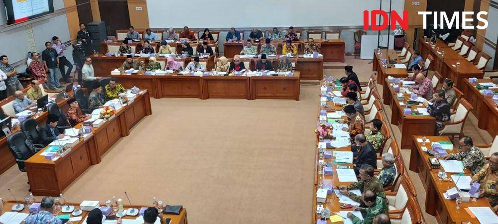 Rapat Kerja Komisi 8 DPR dan Menteri Agama (IDN Times/Fitang Budhi Adhitia)