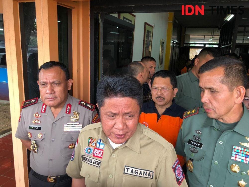 Kapolda Sumsel, Irjen Pol Firli Bahuri. Gubernur Sumsel, Herman Deru. Pangdam II Sriwijaya, Mayjen TNI Irwan (IDM TImes/Rangga Erfizal)
