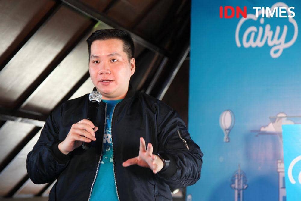 CEO Airy Indonesia Danny Handoko di gelaran Grand Launching Airy Premier Seminyak, Bali (7/11). IDN Times/Izza Namira