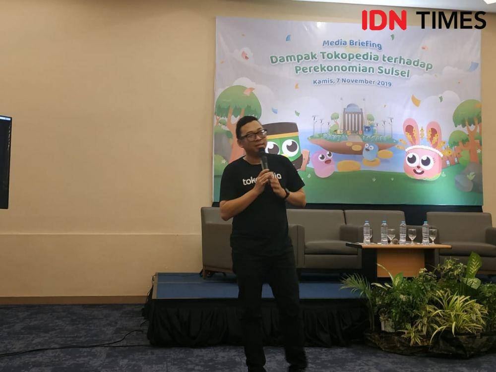 External Communications Lead Tokopedia, Ekhel Chandra Wijaya (IDN Times/Axel Joshua Harianja)