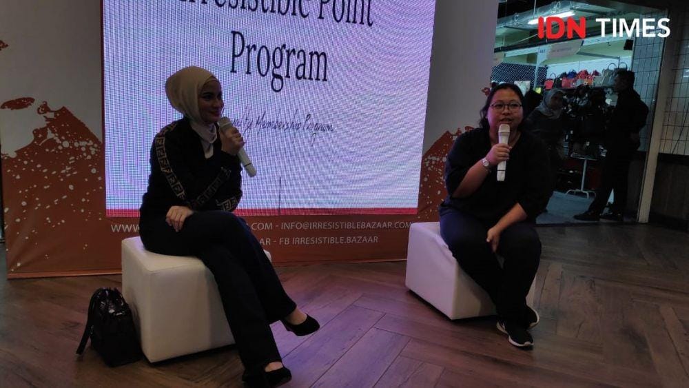 Irresistibel Bazaar di Jakarta. 6 November 2019. IDN Times/Syarifah Noer Aulia