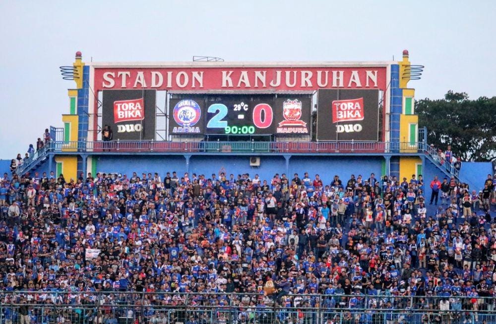 Arema FC berhasil menumbangkan Madura United dengan skor 2-0 di Stadion Kanjuruhan, Jumat (8/11/2019). IDN Times/ Alfi Ramadana