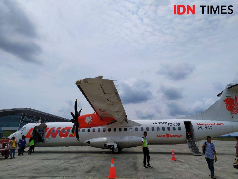 Suasana di Bandara APT Pranoto Samarinda. IDN Times/Yuda Almerio