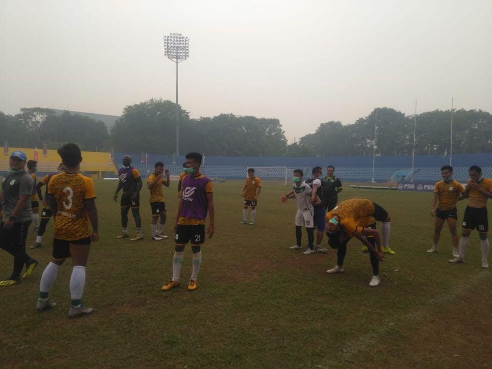 PSMS lakukan Official Traning di Stadion Bumi Sriwijaya Palembang (IDN Times/Istimewa)