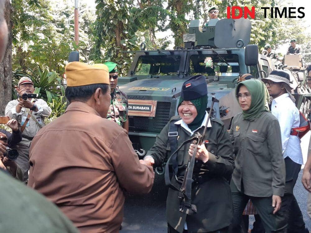 Parade Juang 2019, Risma Ingatkan Keberagaman dan Persatuan