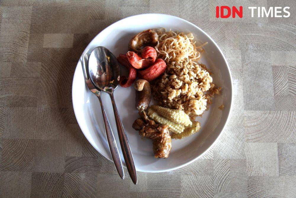 Menu sarapan yang ditawarkan oleh Airy Premier Seminyak. IDN Times/Izza Namira