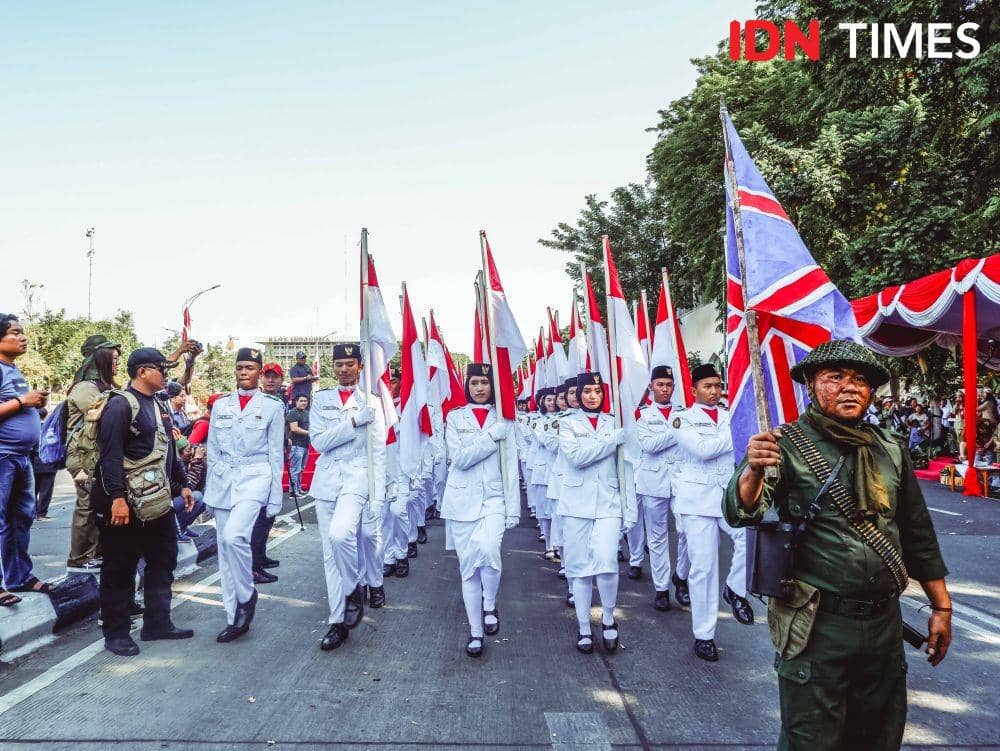 Suasana acara Parade Surabaya Juang 2019 (9 November 2019). IDN Times/Reza Iqbal