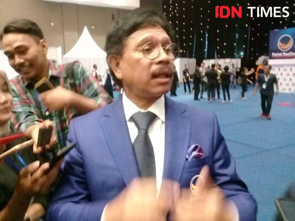 (Sekjen Partai NasDem Johnny G. Plate) IDN Times/Muhammad Iqbal