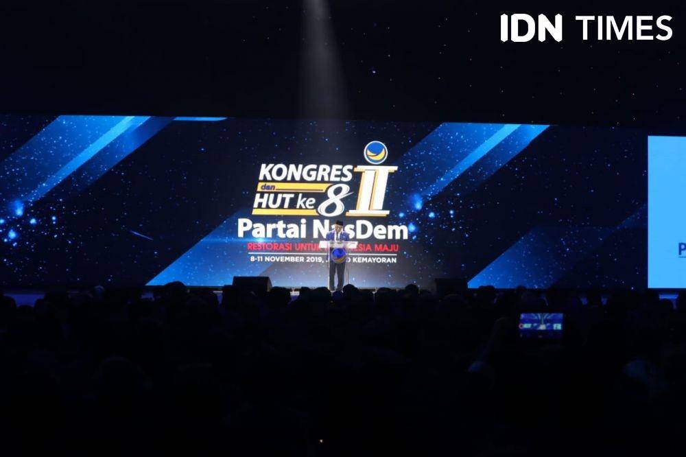 (Kongres ke-8 Partai Nasdem) IDN Times/Muhammad Iqbal
