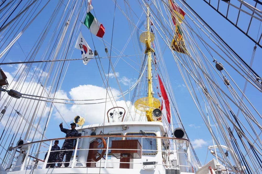 Bagian kemudi KRI Bima Suci. IDN Times/Mohamad Ulil Albab