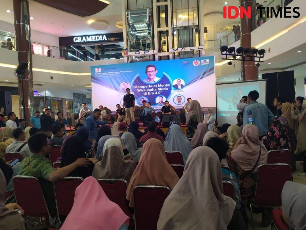 Dialog Memperkuat Mental Wirausaha Muda di Era 4.0, di OPI Mall Palembang (IDN Times/Feny Maulia Agutin)