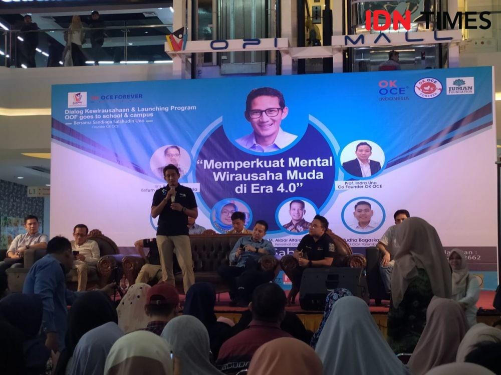 Dialog Memperkuat Mental Wirausaha Muda di Era 4.0, di OPI Mall Palembang (IDN Times/Feny Maulia Agutin)