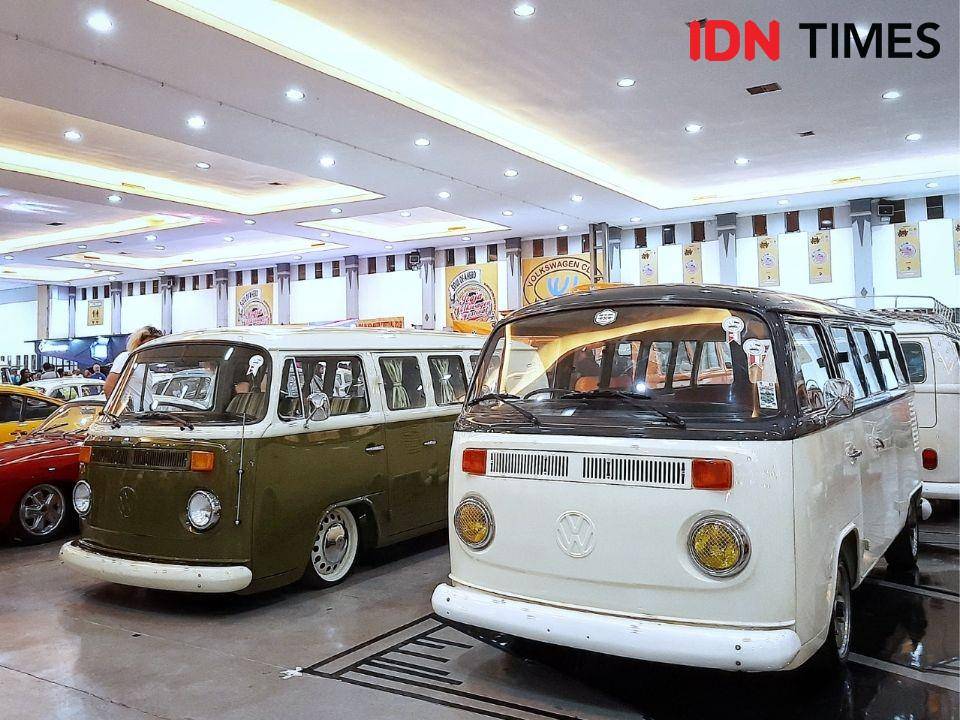 VW Split Screen atau VW Dakota dipamerkan di Jogja Volkswagen Festival 2019_IDNTimes/Holy Kartika