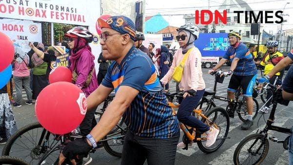 Fun bike di Stop Hoax Festival - IDN Times/Rijalu Ahimsa