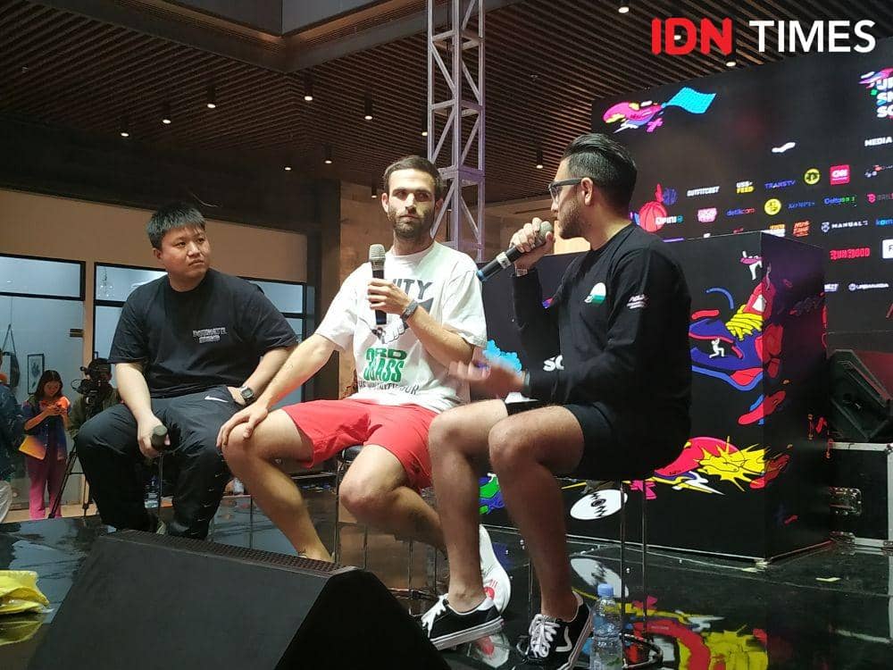 Talkshow bersama Sean Wotherspoon di Urban Sneaker Society di SCBD, Jakarta, (10/11). IDN Times/Erfah Nanda
