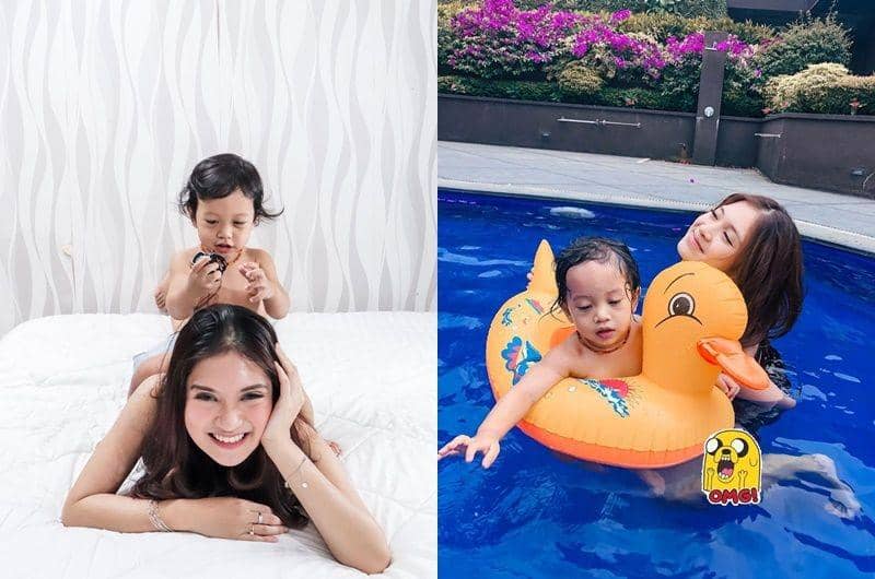 Mama Muda Idaman, Ini 10 Potret Gemas Vinessa Inez Waktu Momong Anak