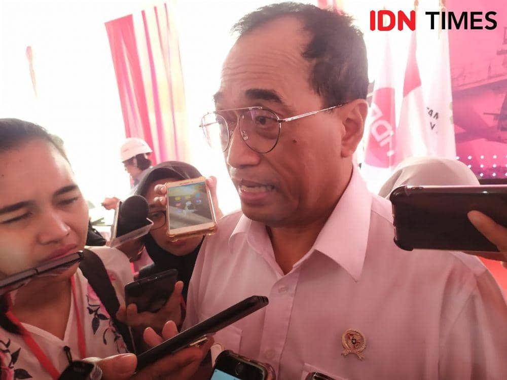 (Menteri Perhubungan Budi Karya Sumadi) IDN Times/Aldzah Fatimah Aditya