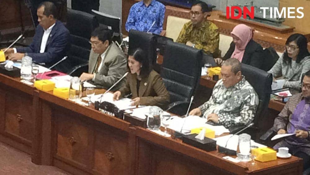 Meutya Hafid pimpin sidang Komisi I DPR (IDN Times / Irfan Fathurohman)