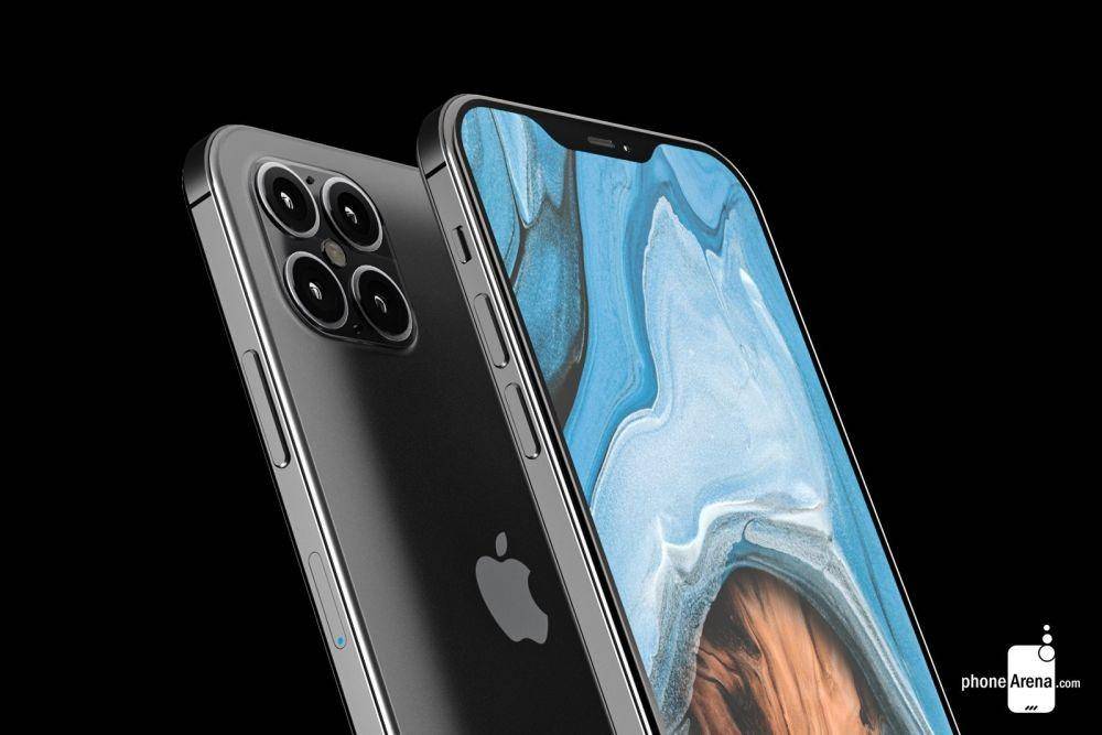 Prediksi desain iPhone 12 dari Phone Arena. phonearena.com