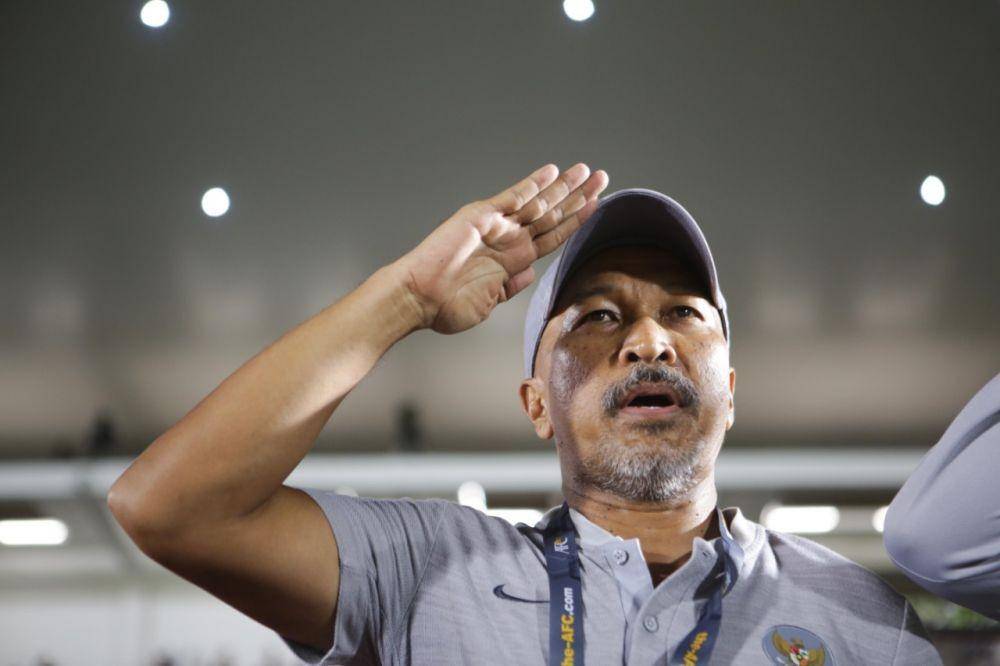 Fakhri Husaini berhasil membawa Timnas U-19 melaju ke putaran final Piala AFC U-19 2020. PSSI/Herka Yanis P