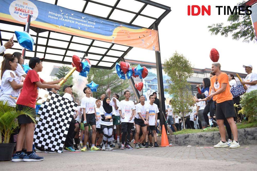 Smile Train di Purwakarta. 10 November 2019. IDN Times/Syarifah Noer Aulia