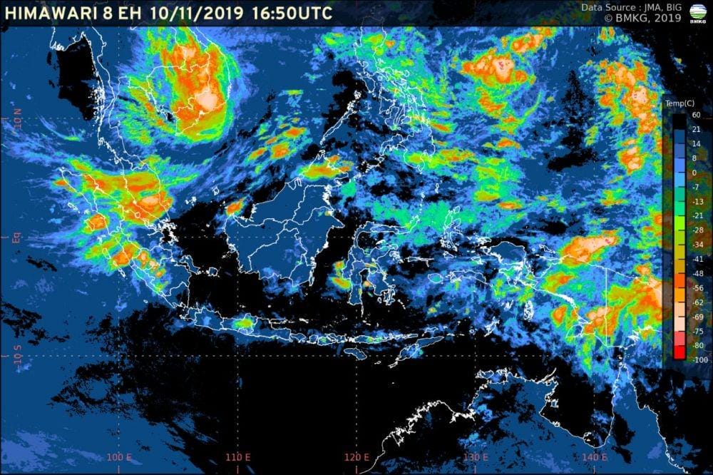 Kondisi perubahan musim kemarau ke hujan merata di wilayah Sumsel (IDN Times/Rangga Erfizal)