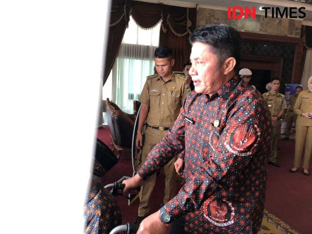 Gubernur Sumsel Herman Deru (IDN Times/Rangga Erfizal)