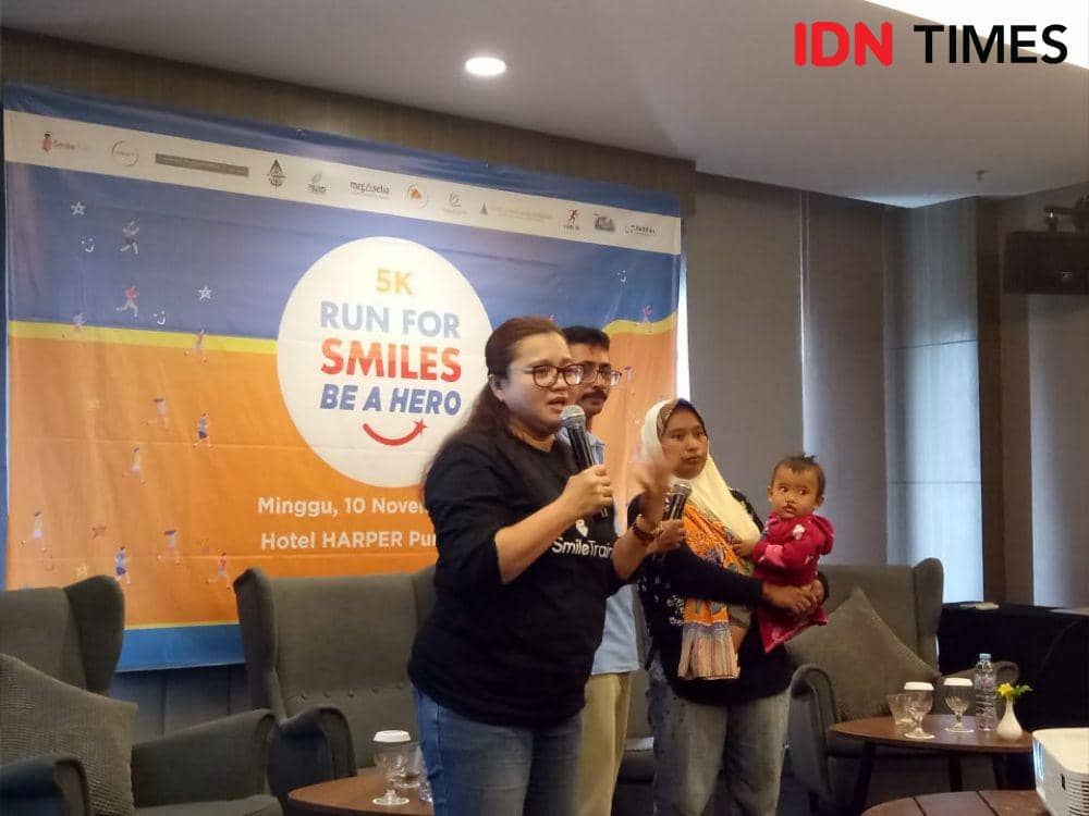 Smile Train di Purwakarta. 10 November 2019. IDN Times/Syarifah Noer Aulia