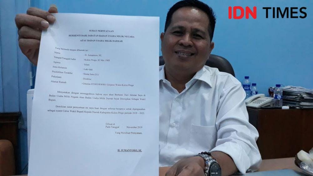 Dirut PDAM Tirta Binangun, Kulon Progo, Jumantoro. IDN Times/Daruwaskita