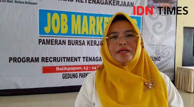 Kepala Dinas Ketenagakerjaan Kota Balikpapan Tirta Dewi (IDN Times/Maulana)