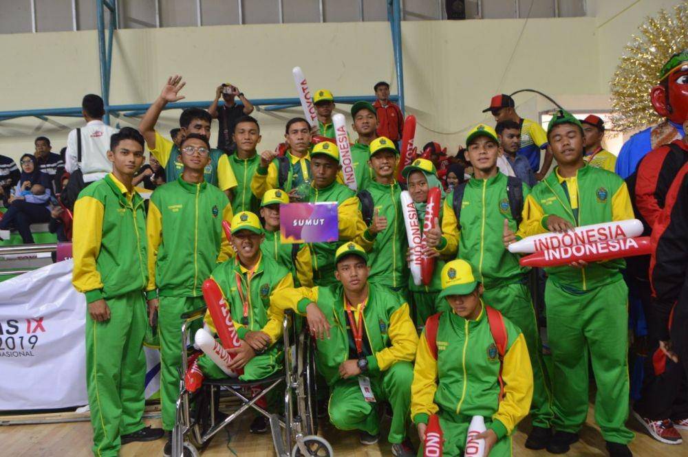 Kontingen Sumut Peparpenas 2019 (Dok. IDN Times)