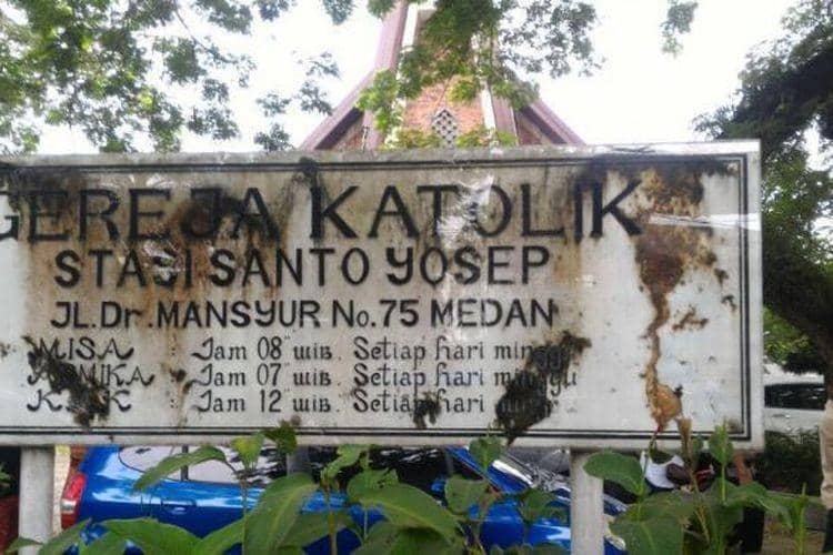 Gereka Katolik di Medan (Dok Humas Polda Sumut)