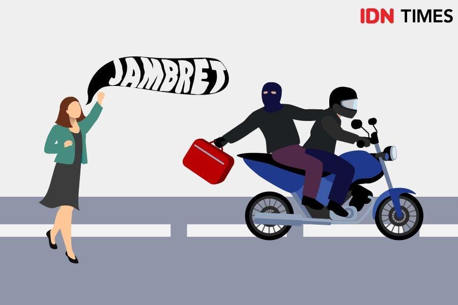 Ilustrasi jambret (IDN Times/Arief Rahmat)