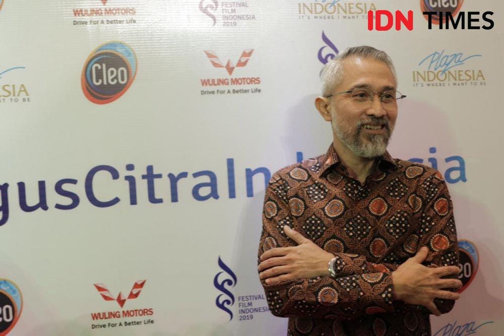 Kehadiran Lukman Sardi di Malam nominasi Festival Film Indonesia di Plaza Indonesia, (12/11). IDN Times/Erfah Nanda
