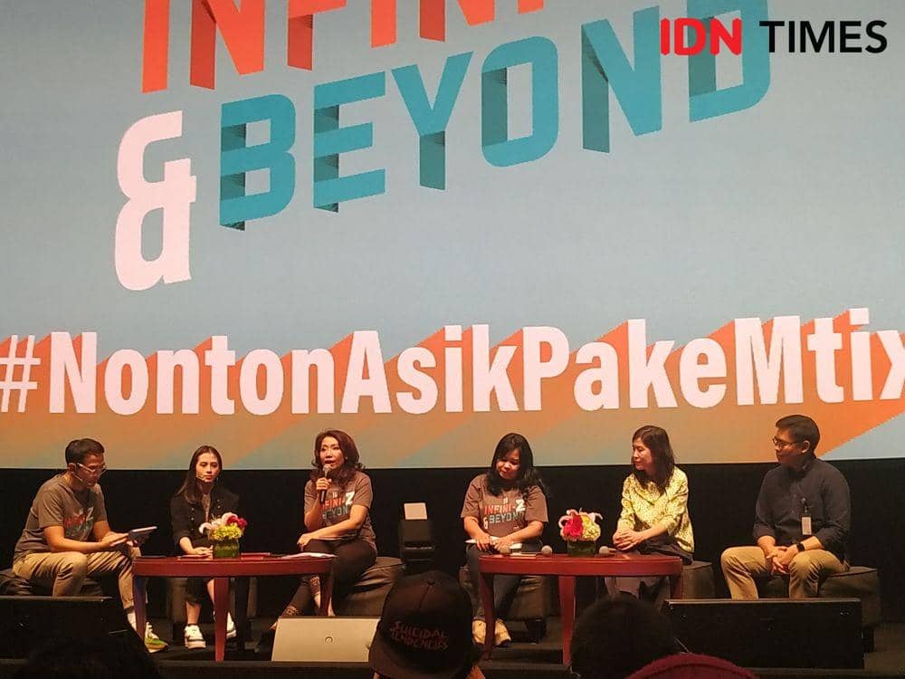 Suasana saat Cinema XXI meluncurkan e-voucher dan pembelian F&B, di Epicentrum, Jakarta, pada 13 November. IDN Times/Erfah Nanda