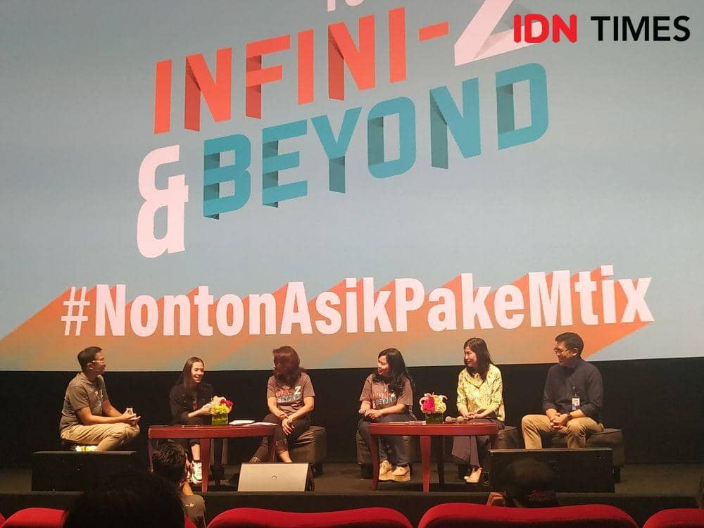 Suasana saat Cinema XXI meluncurkan e-voucher dan pembelian F&B, di Epicentrum, Jakarta, pada 13 November. IDN Times/Erfah Nanda