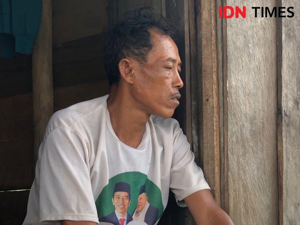 Sutara, orang tua siswa yang menyekolahkan anaknya di SMA Muhammadiyah 4 filial (IDN Times/Rangga Erfizal)