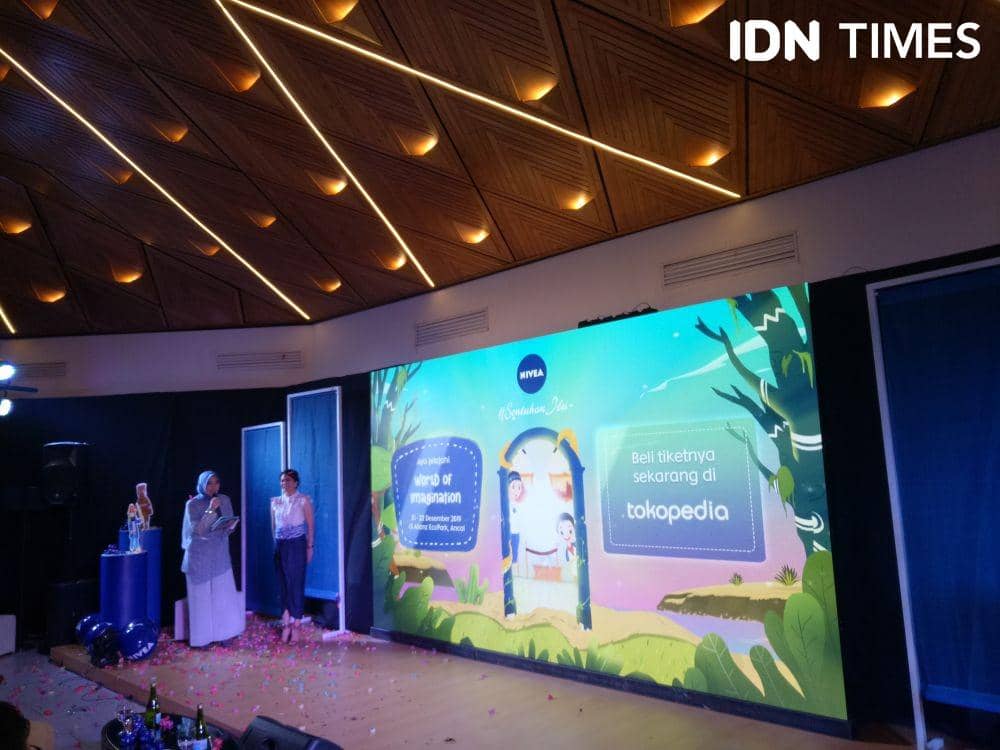 Nivea World of Imagination di Senayan, Jakarta. 13 November 2019. IDN Times/Syarifah Noer Aulia