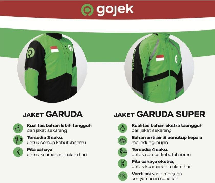 Jaket original dari Gojek (gojek)