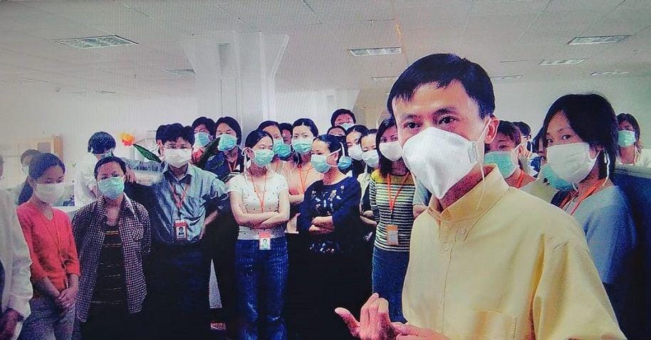 (Repro foto Jack Ma di Museum Kampus Xixi Alibaba di Hangzhou, Tiongkok) IDN Times/Dwifantya Aquina