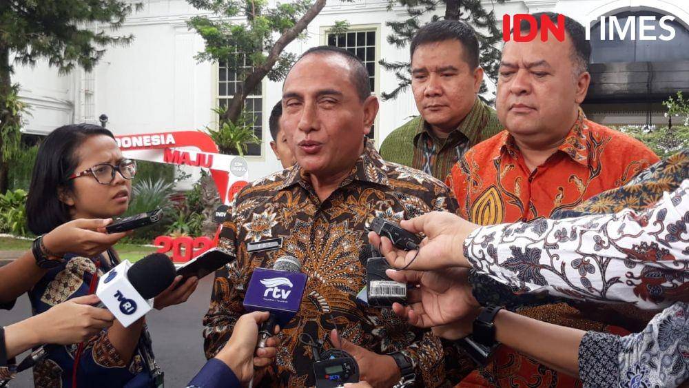 (Gubernur Sumatera Utara (Sumut) Edy Rahmayadi di Istana Negara, Kamis (14/11)) IDN Times/Teatrika Handiko Putri
