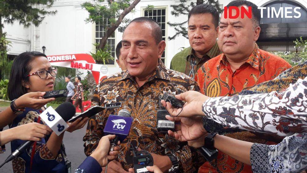 (Gubernur Sumatera Utara (Sumut) Edy Rahmayadi di Istana Negara, Kamis (14/11)) IDN Times/Teatrika Handiko Putri