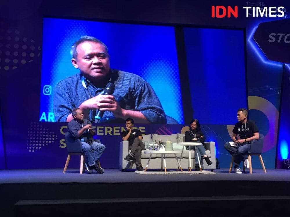Diskusi Social Media Week di Senayan City, Kamis (14/11). IDN Times/Vamela Aurina
