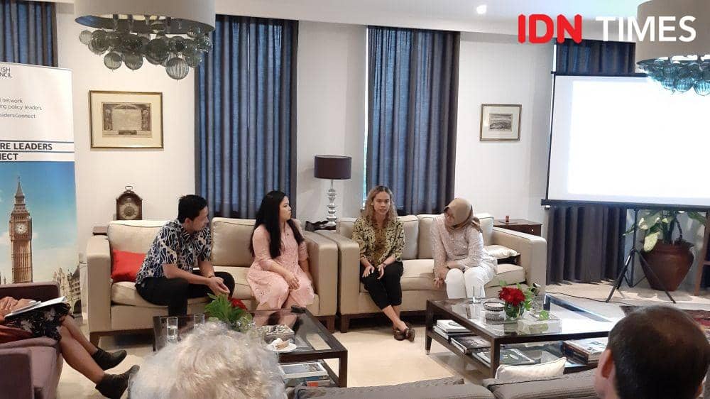 Para pemimpin muda Indonesia berbagi cerita mengenai pengalamannya. 13 November 2019. IDN Times/Yolanda Vania