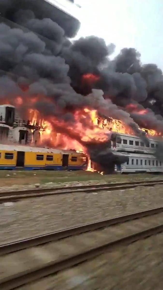 Kebakaran gerbong kereta api bekas di Stasiun Kereta Api Cikaum, Kabupaten Subang, Kamis (14/11) IDN Times/Istimewa