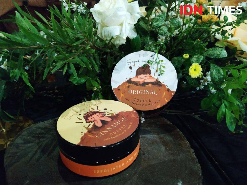 Launching Tiff Body Scrub di Jakarta. 14 November 2019. IDN Times/Syarifah Noer Aulia