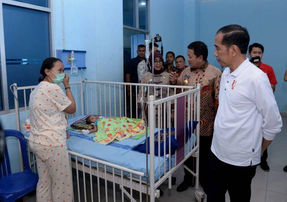 (Presiden Jokowi sidak pelayanan BPJS di RSUD Abdul Moeloek Bandar Lampung, Jumat 15 November 2019) Dok.IDN Times/Biro Pers Kepresidenan