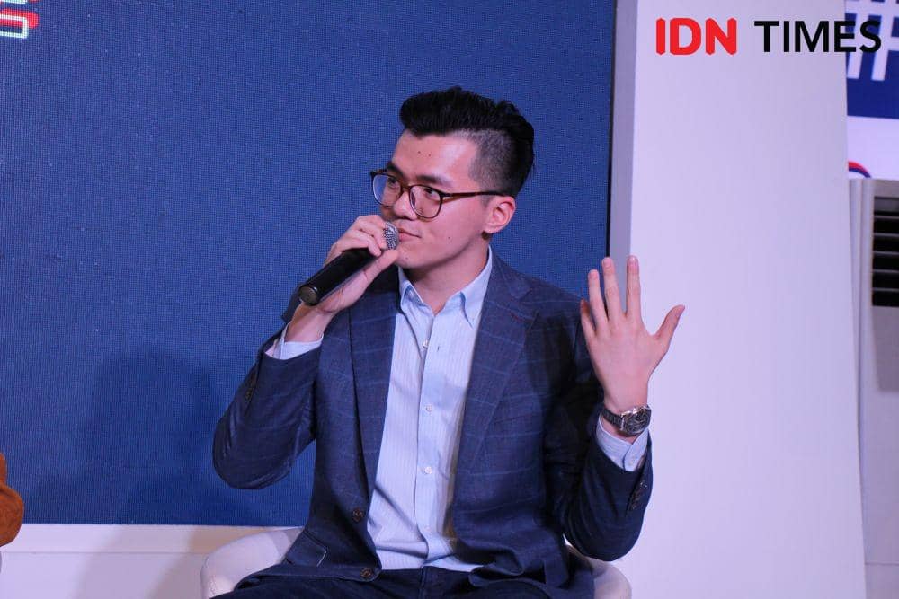 Pers Conference Bear Brand, Senayan City. 14 November 2019. IDN Times/Geralda Talitha